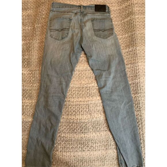 Levi’s 216 Denzien Skinny Fit Acid Washed Jeans - Picture 3 of 5
